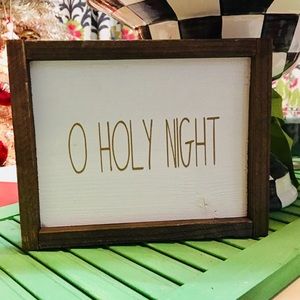 5x7 “O Holy Night” sign